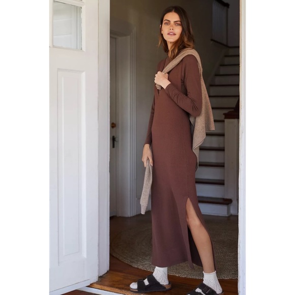 Daily Practice by Anthropologie Slim V-Neck Dress - Picture 2 of 6